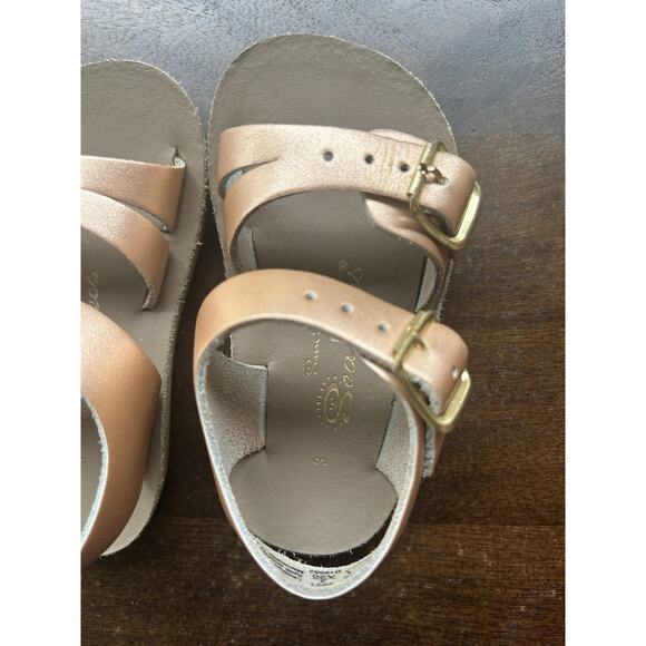Rose Gold San-sun Sea Wees Sandals Size 3 - Picture 4 of 8